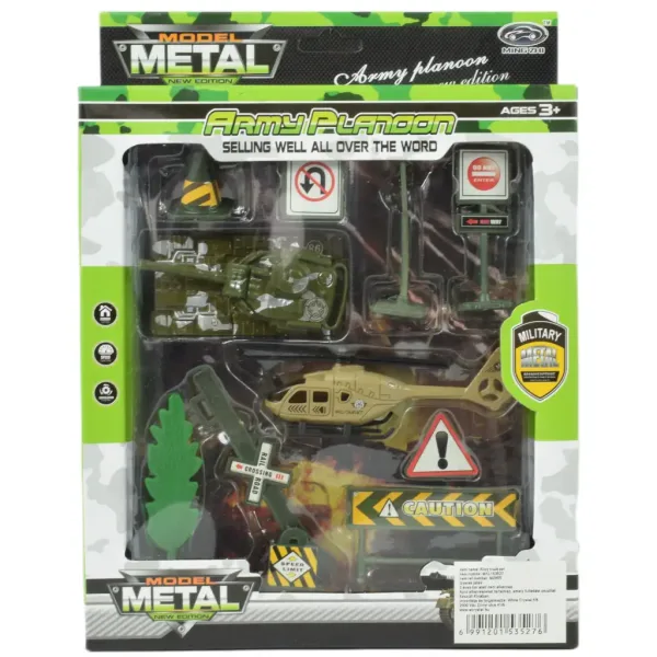 imagen de Super Army: Set de juego militar con vehículos y accesorios en varias versiones 1ud 13