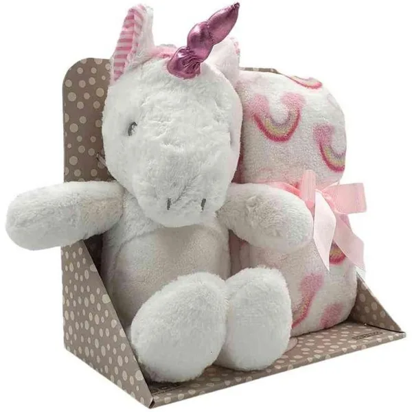 imagen de SweetDreams: Juego de manta y unicornio de peluche 1