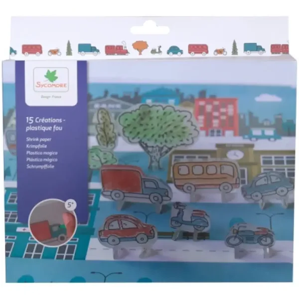 imagen de Sycomore: Colorea, corta, hornea set creativo para niños 1