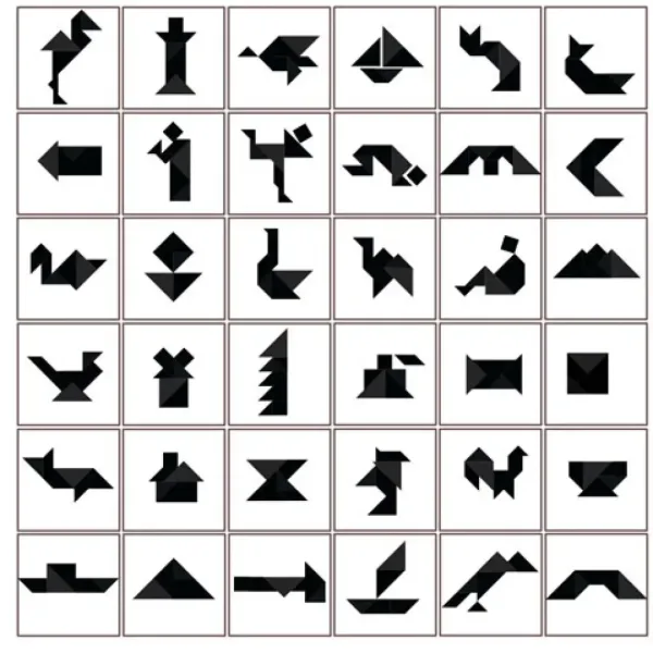 imagen de Juego geométrico Tangram - Piatnik 3