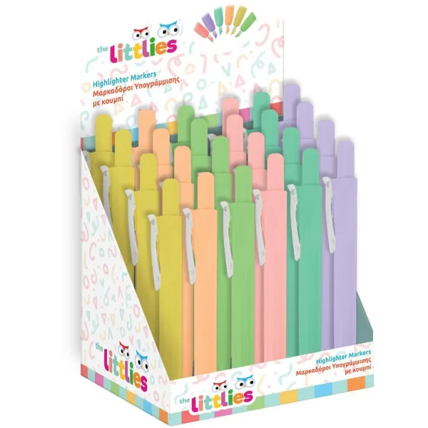 imagen de The Littlies resaltador de texto en color pastel en varias versiones 1ud 1