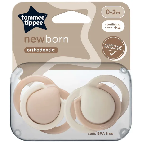 imagen de Tommee Tippee: Chupete para recién nacidos set de 2 piezas en varias versiones (0-2 meses) 3