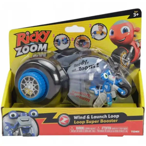 imagen de Tomy: Ricky Zoom - Lanzador de Resorte con figura de Loop 1