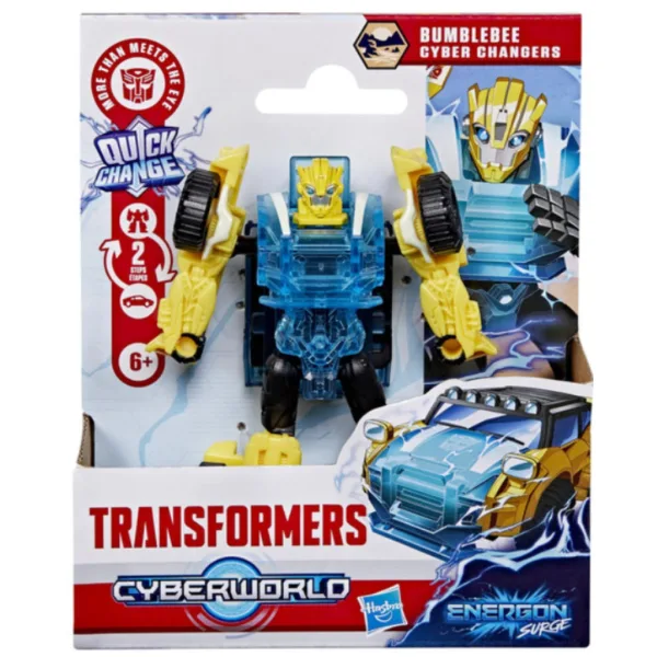 imagen de Transformers Cyberworld Cyber Changers: Bumblebee figura de robot transformable - Hasbro 1