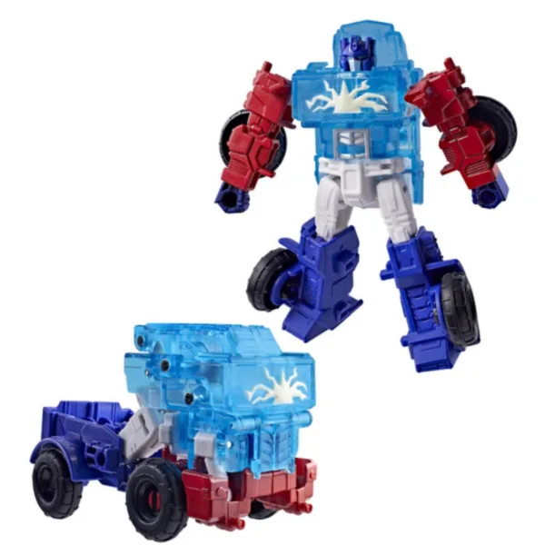 imagen de Transformers Cyberworld Cyber Changers: Figura de robot transformable Optimus Prime - Hasbro 2