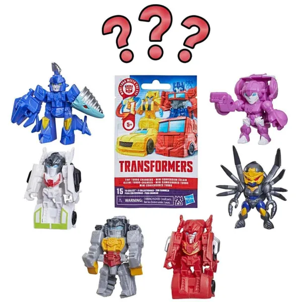 imagen de Transformers: Tiny Turbo Changers Figuras de sorpresa que se transforman rápidamente - Hasbro 1