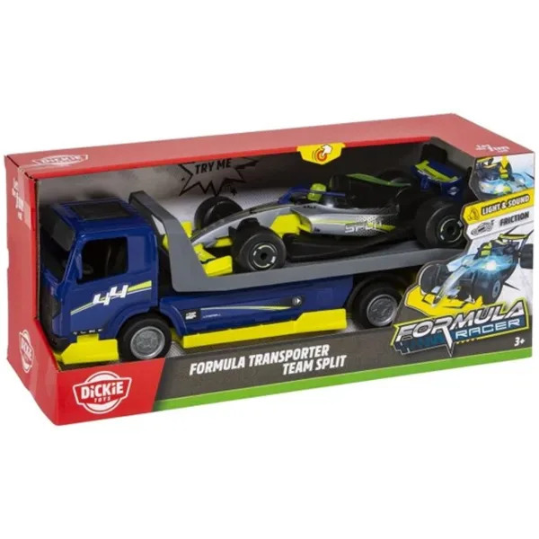 Formula Transporter - Team Split con coche de juguete - Simba Toys