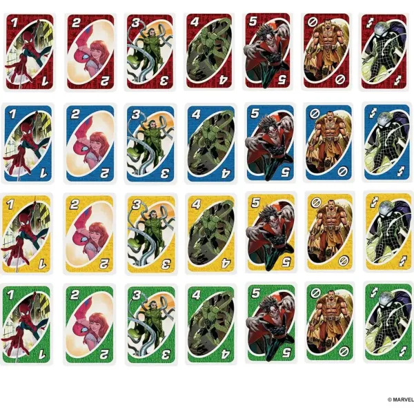 imagen de UNO carta Spider-Man - Mattel 3