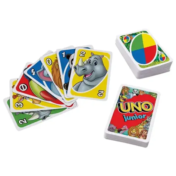 imagen de UNO Junior juego de cartas de animales - Mattel 2