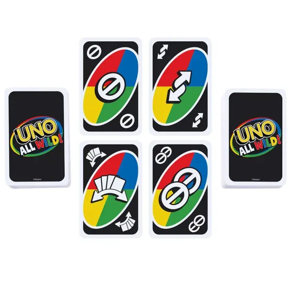 imagen de UNO: ¡Todo Salvaje! - Juego de cartas de locura - Mattel 4