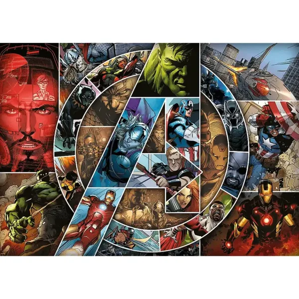 imagen de Vengadores el poder de los héroes puzzle de 1000 piezas – Trefl 2