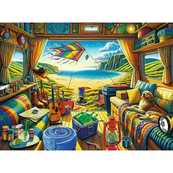 imagen de Vida en autocaravana premium plus de 1000 piezas - Trefl 2