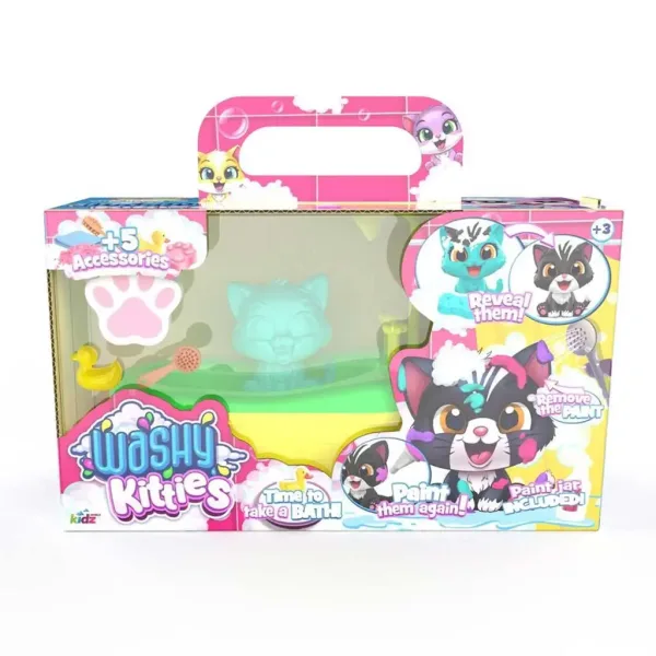 imagen de Washy Friends: Color Reveal Gatitos de baño con accesorios - Cirmi 1