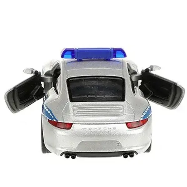 imagen de Welly: modelo de coche de metal de policía Porsche 911 de 11 cm 3