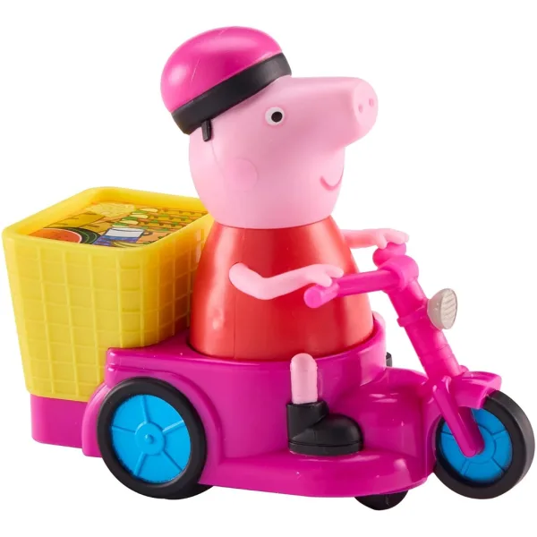 imagen de Whizz-Around Peppa cerdito con bicicleta set de juego 2
