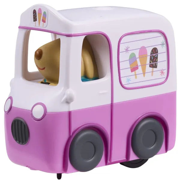 imagen de Whizz-Around Peppa cerdo coche de helados con Labrador 2