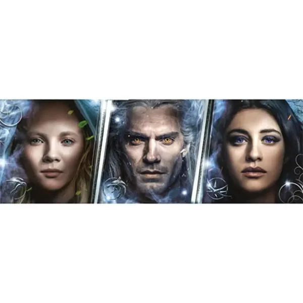 imagen de Witcher: Puzzle panorámico de 1000 piezas - Clementoni 2