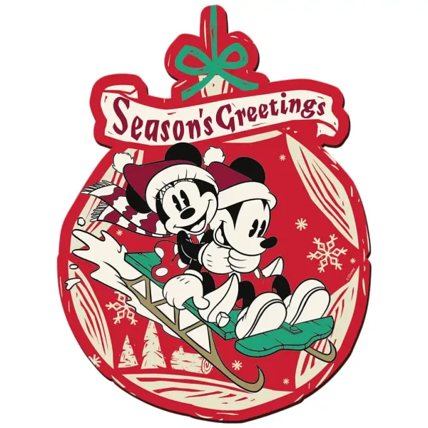 imagen de Wood Craft: Disney - Navidad de Mickey y Minnie 160 piezas premium de madera rompecabezas - Trefl 2