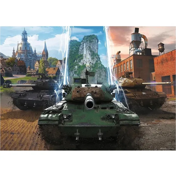 imagen de World of Tanks - ¡Es hora de actuar! - Puzzle de 500 piezas - Trefl 2