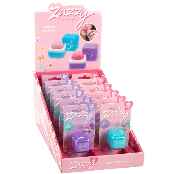 imagen de Zazzy: Bálsamo labial aromatizado en varios aromas y colores 1ud 1