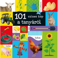 101 imágenes en color de la granja, libro para bebés