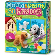 imagen de 4M Molde de yeso - Perritos adorables 1