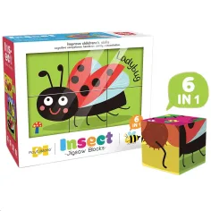 imagen de 6 en 1 rompecabezas de cuentos - Insectos 1