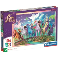 Academia de Unicornios 104 piezas Supercolor puzzle - Clementoni