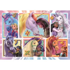 imagen de Academia de Unicornios junto a los unicornios 104 piezas Supercolor puzzle - Clementoni 2