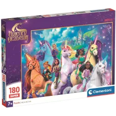 Academia Unicornio foto de grupo puzzle de 180 piezas - Clementoni
