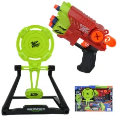 Air Blaster: arma de lanzamiento de espuma EVA con diana y balas 19x14cm