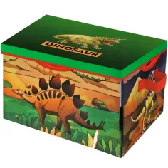 Alfombra de juego y caja de almacenamiento 2 en 1 con dinosaurios