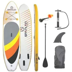 Amarillo-naranja-gris  SP-300 SUP Stand Up Paddle kit de 300cm - Spartan