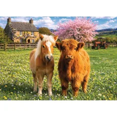 imagen de Amigos en la granja puzzle de 500 piezas - Trefl 2