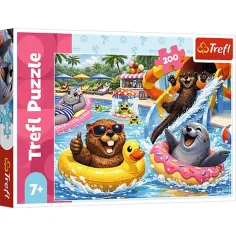 imagen de Animales de vacaciones puzzle de 200 piezas - Trefl 1