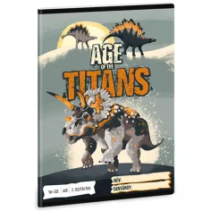 Ars Una: Age of the Titans cuaderno de líneas para 2º grado A/5 16-32
