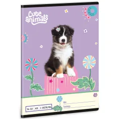 Ars Una: Animales Lindos - Aussie Cuaderno de Rayas A/5 16-32