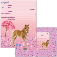 Ars Una: Animales Lindos Caballo set de invitaciones de 10 unidades con sobre