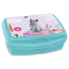 Ars Una: Animales Lindos - Caja de almuerzo de gatito 16,5x6x13,5cm