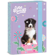 Ars Una: Animales lindos - Caja de cuadernos con perro australiano A/5