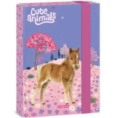 Ars Una: Animales lindos - Caja de cuadernos de caballo A/5