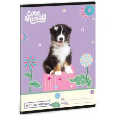 Ars Una: Animales Lindos - Cuaderno a cuadros Aussie A/5 27-32
