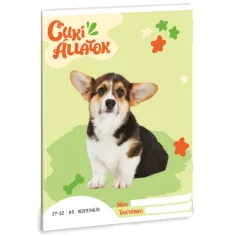 Ars Una: Animales Lindos - Cuaderno de cuadros Welsh Corgi A/5 27-32