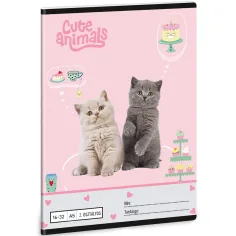 Ars Una: Animales Lindos - fiesta de té cuaderno de líneas A/5 16-32