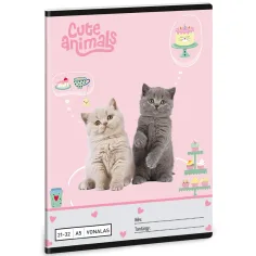 Ars Una: Animales Lindos - Fiesta de Té cuaderno de líneas A/5 21-32