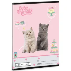 Ars Una: Animales Lindos - Fiesta de Té cuaderno liso A/5 20-32