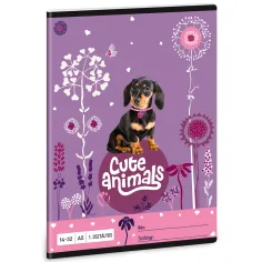 Ars Una: Animales Lindos - Perrito dachshund cuaderno de líneas A/5