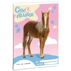 Ars Una: Animales Lindos - Poni Palomino Cuaderno A/5 de 3er Grado