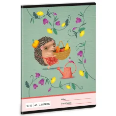 Ars Una: Apple Pie erizo cuaderno de líneas para 2.º grado A/5