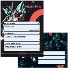 Ars Una: A.R.M.S. robots set de invitaciones de 10 piezas con sobre